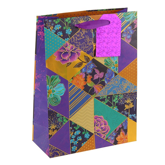 Пакет подарочный "Фэнтези" люкс, 32 х 26,4 х 12 см