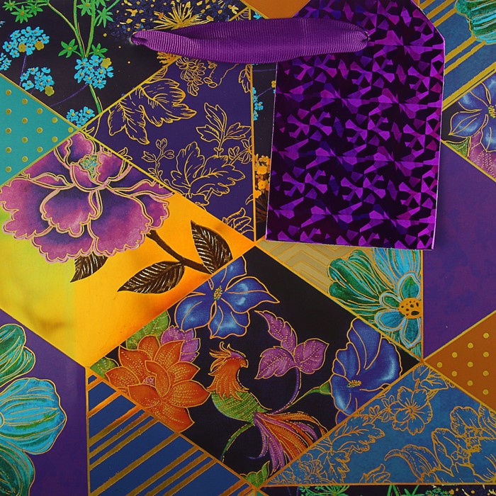 Пакет подарочный "Фэнтези" люкс, 32 х 26,4 х 12 см