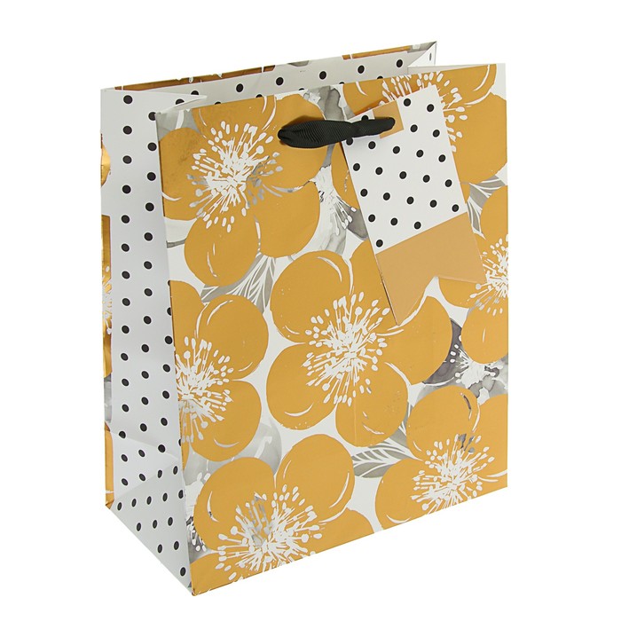 Пакет подарочный "Нектарин" люкс, 24 х 20 х 10,2 см