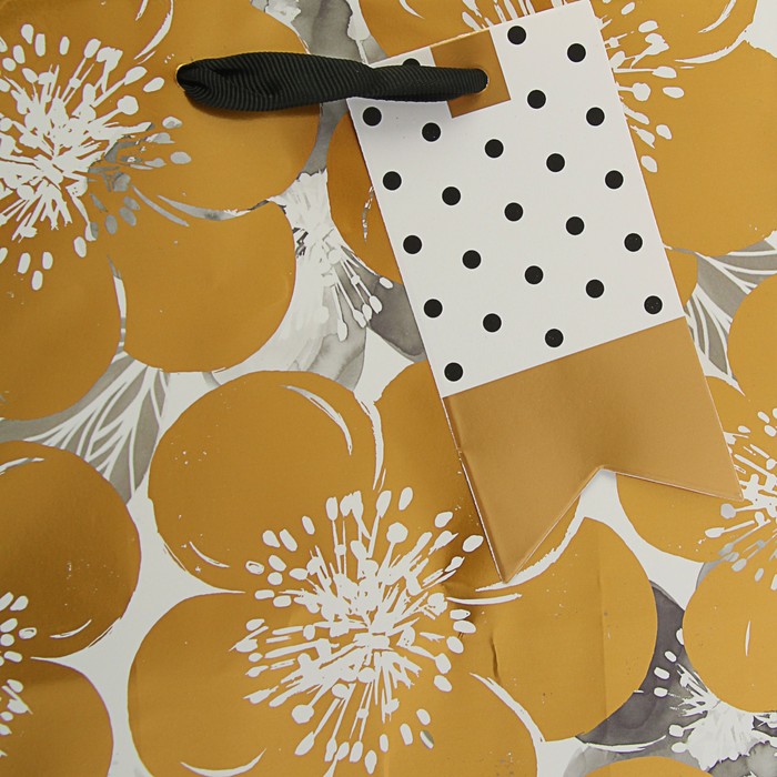 Пакет подарочный "Нектарин" люкс, 24 х 20 х 10,2 см