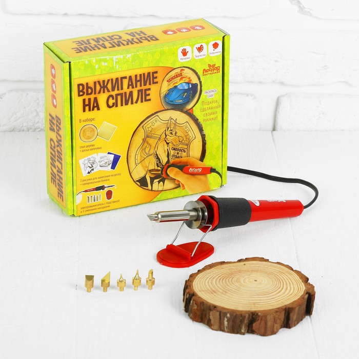 Набор для выжигания и росписи по дереву "Чемпион"