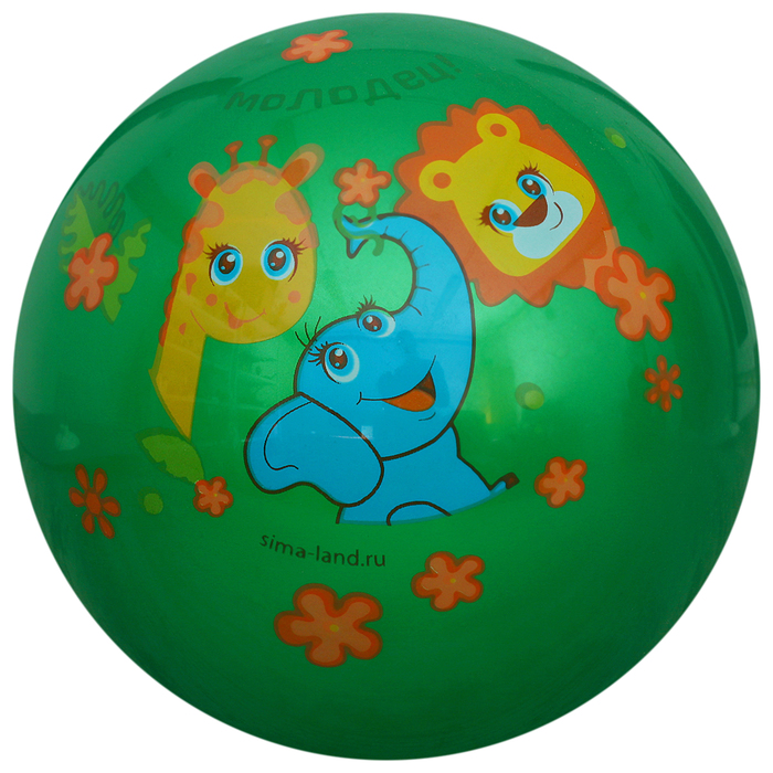 Мяч детский Молодец, 22 см, 70 гр, цвета микс