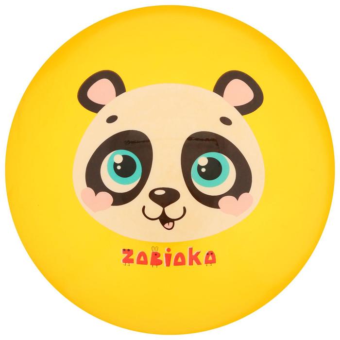фото Мяч детский zabiaka «мишка с мячом», d=22 см, 70 г, цвет микс
