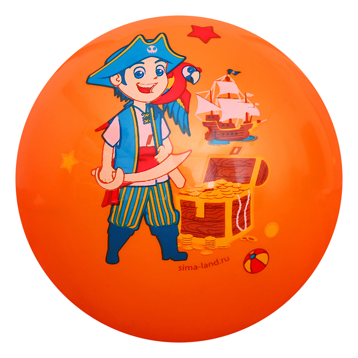 Мяч детский Пират, 22 см, 70 гр, цвета микс