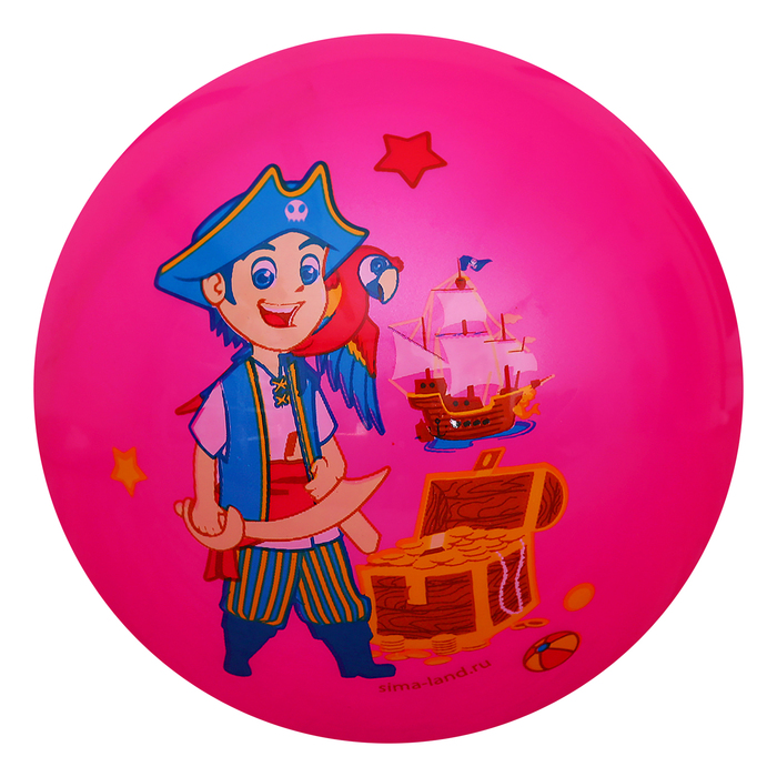 Мяч детский Пират, 22 см, 70 гр, цвета микс