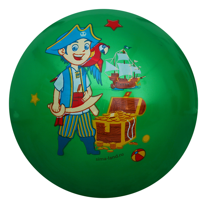 Мяч детский Пират, 22 см, 70 гр, цвета микс