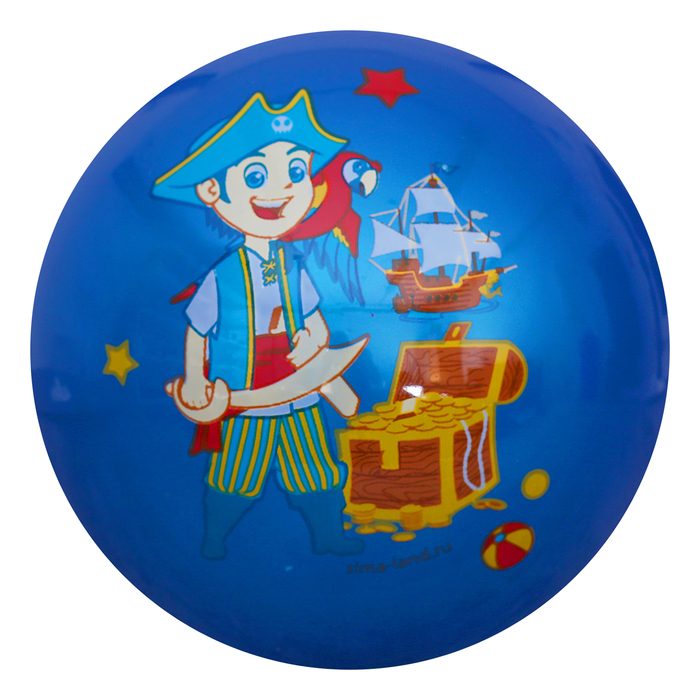 Мяч детский Пират, 22 см, 70 гр, цвета микс