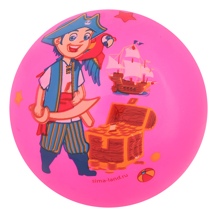 Мяч детский Пират, 22 см, 70 гр, цвета микс