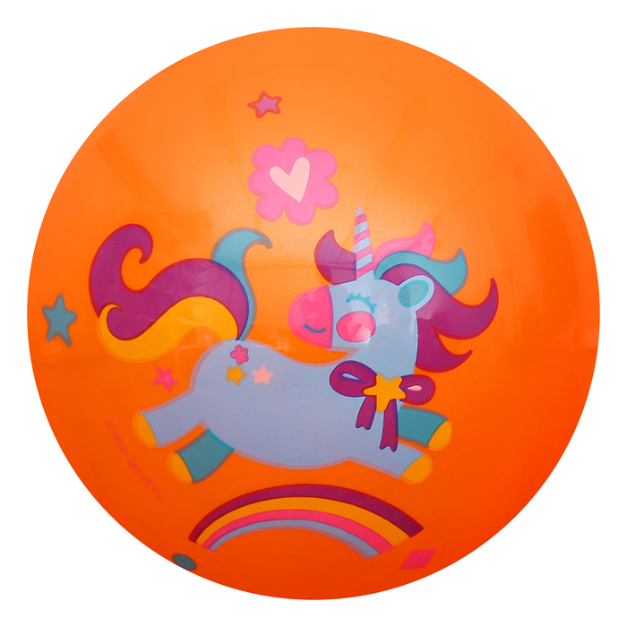 Мяч детский Пони, 22 см, 70 гр, цвета микс