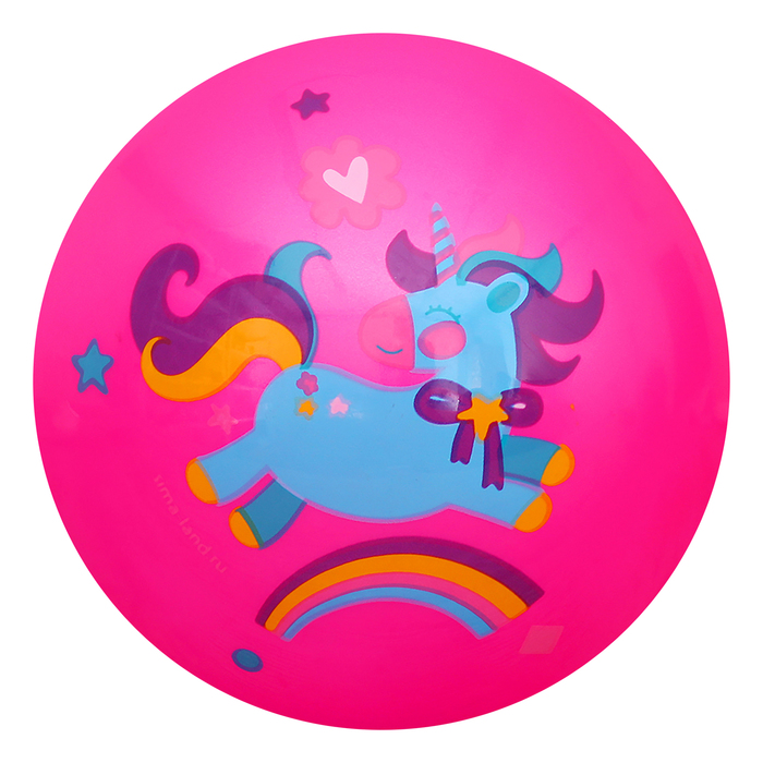 Мяч детский Пони, 22 см, 70 гр, цвета микс