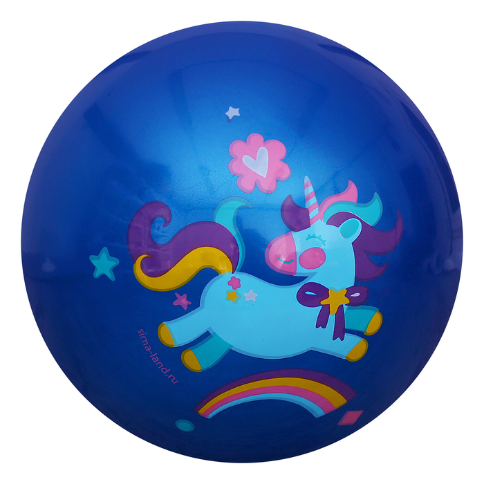 Мяч детский Пони, 22 см, 70 гр, цвета микс