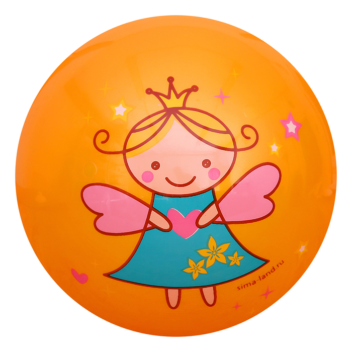 Мяч детский Фея, 22 см, 70 гр, цвета микс