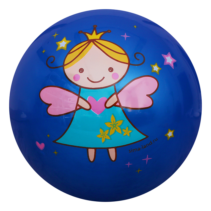 Мяч детский Фея, 22 см, 70 гр, цвета микс