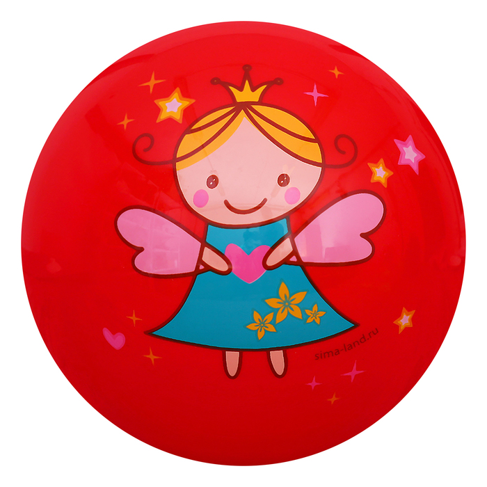 Мяч детский Фея, 22 см, 70 гр, цвета микс