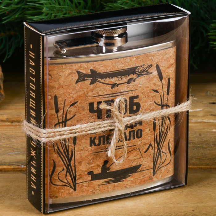 Фляжка "Чтоб всегда клевало", 180 мл