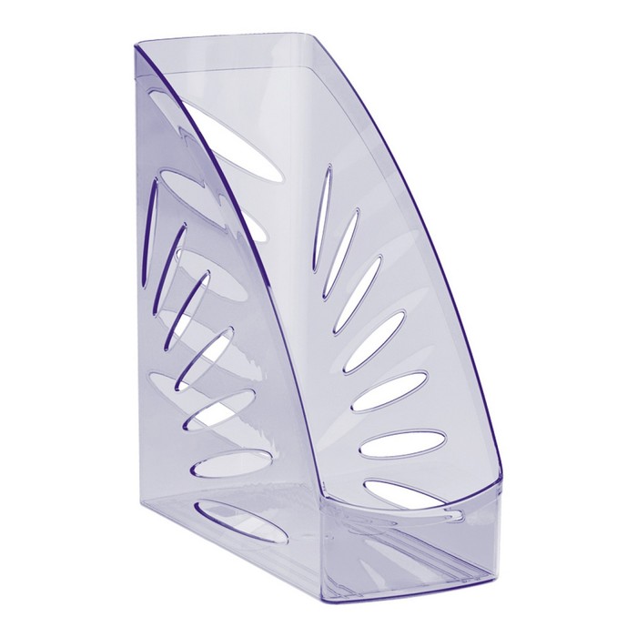 Лоток для бумаг вертикальный "Тропик", тонированный фиолетовый GIACINT