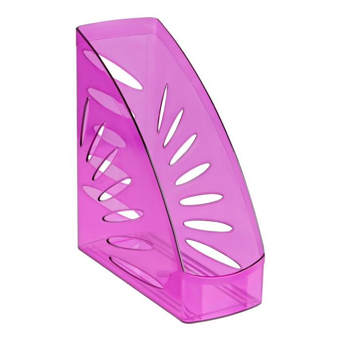 Лоток для бумаг вертикальный "Тропик", фиолетовый Слива