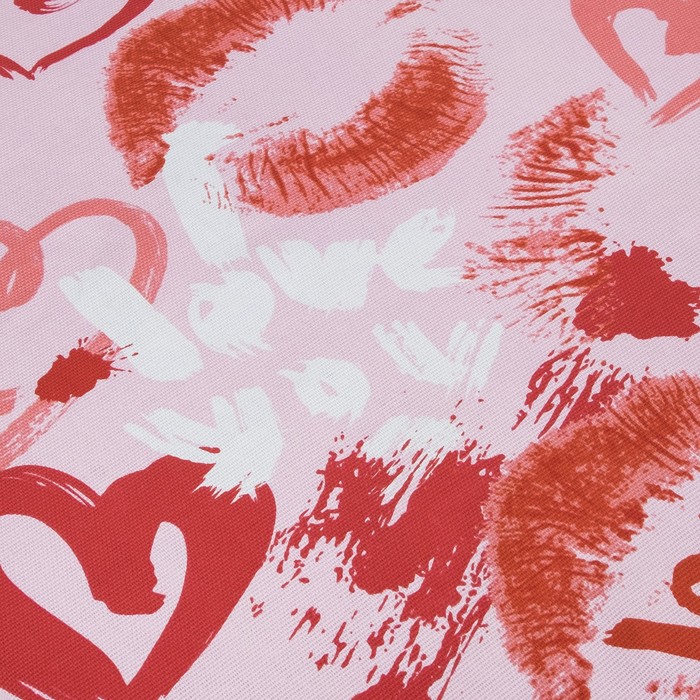 Скатерть "Доляна" Романтика 145х200 см, 100% хлопок, рогожка, 162 г/м2