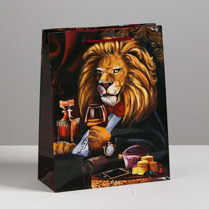 Пакет ламинированный вертикальный «Всех благ!», MS 18 × 23 × 8 см