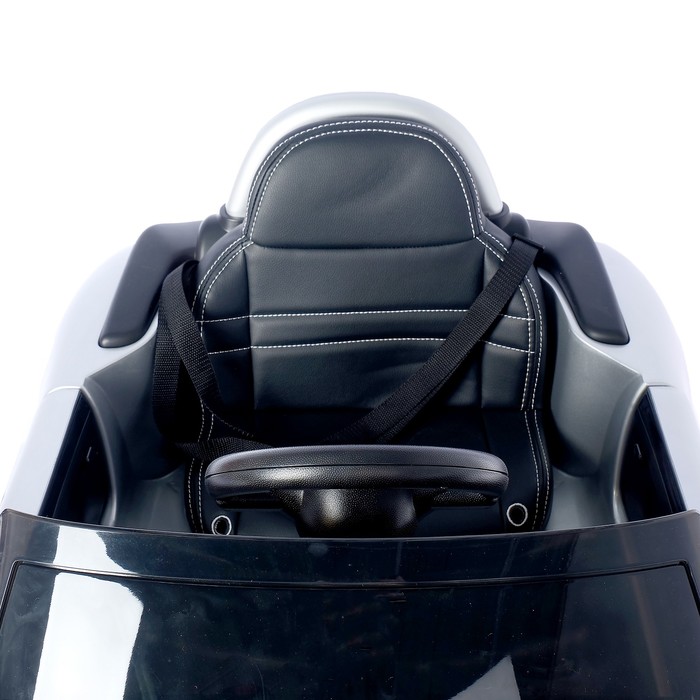 Электромобиль BMW Z8, EVA колёса, кожаное сидение, цвет серебристый глянец