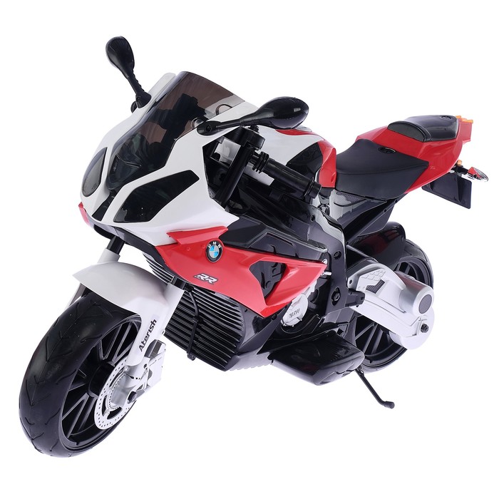 Электромотоцикл "BMW S1000RR", EVA колеса, цвет красный