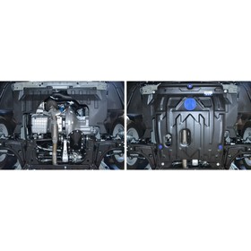 

Защита картера и КПП Rival для Daewoo Gentra II (V - 1.5) 2013-2016, сталь 2 мм, с крепежом, 111.1312.1