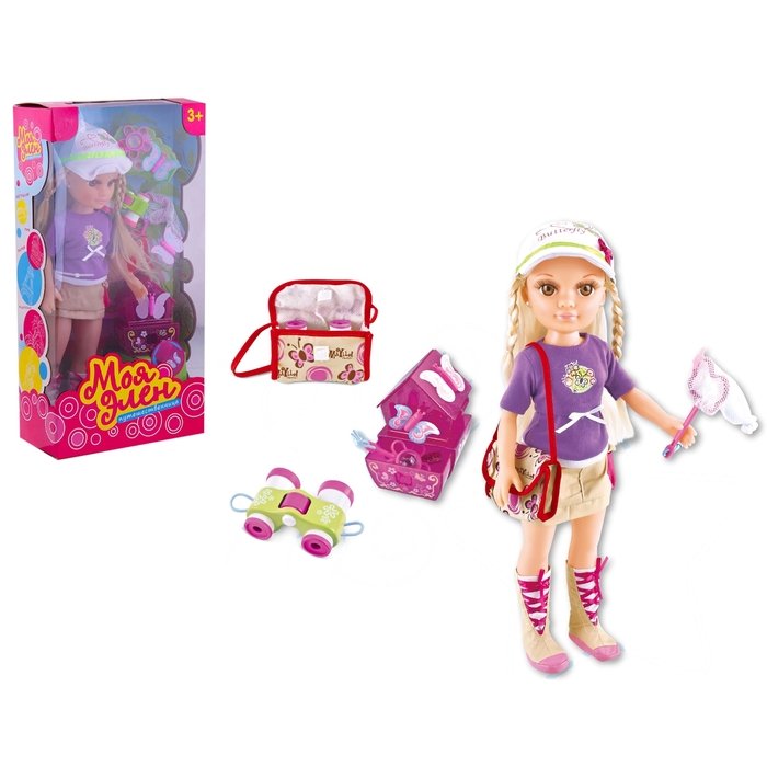 Кукла Элен "Путешественница", с аксессуарами