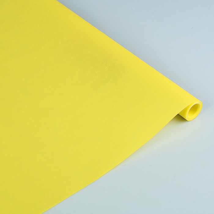 Калька для цветов "Жёлтый", 0,5 х 10 м