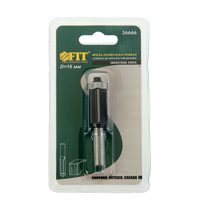 Фреза FIT, кромочная прямая, 16 × 25 × 68 мм