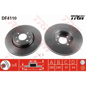 

Диск тормозной TRW DF4110
