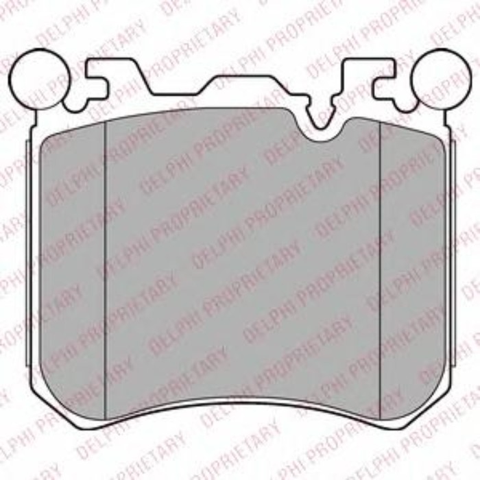 Колодки тормозные DELPHI LP2287