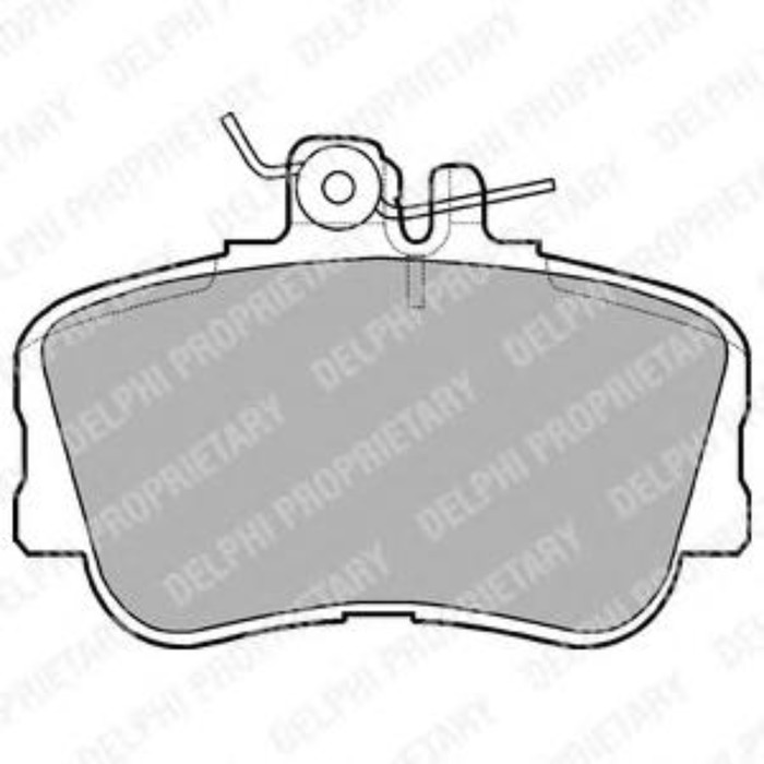 Колодки тормозные DELPHI LP881