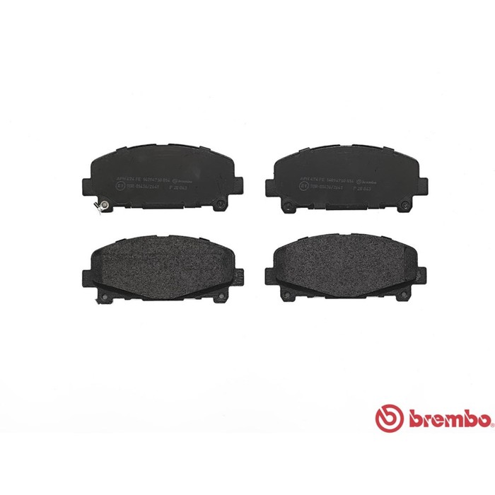 Колодки тормозные BREMBO P28043