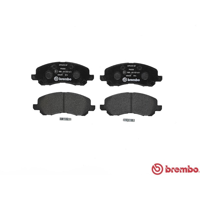 Колодки тормозные BREMBO P54030