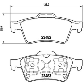 

Колодки тормозные BREMBO P59044