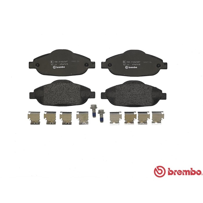 Колодки тормозные BREMBO P61101