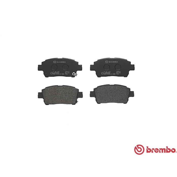 Колодки тормозные BREMBO P83051