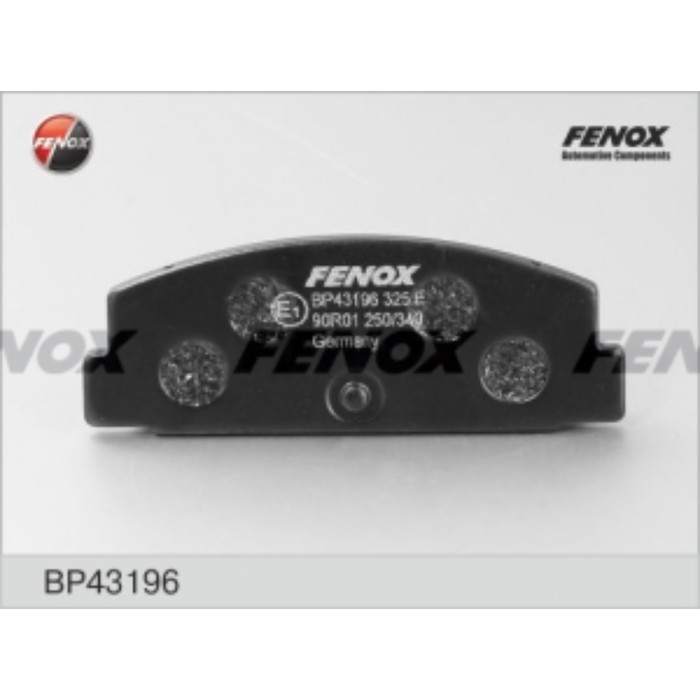 Колодки тормозные FENOX bp43196