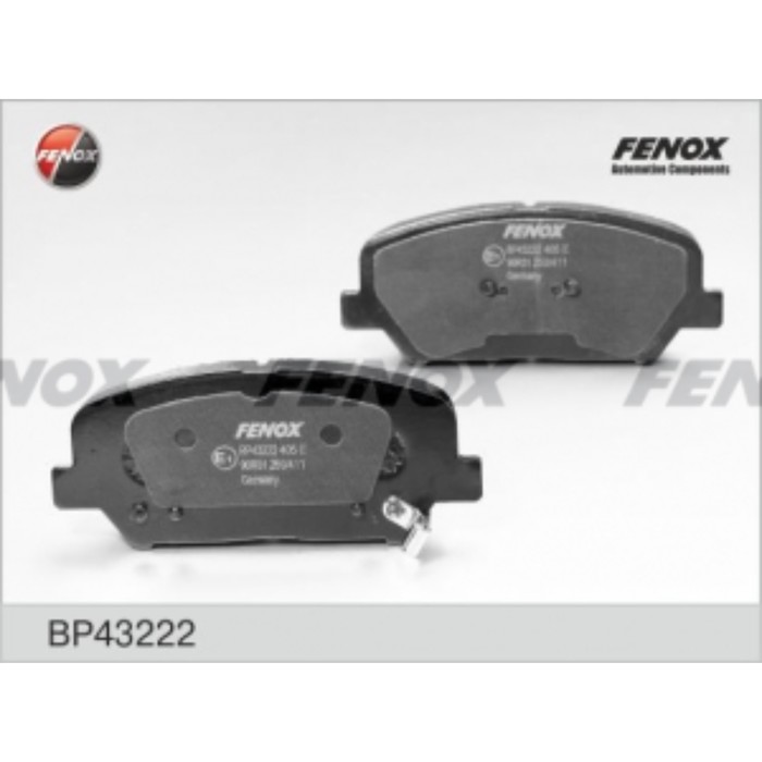 Колодки тормозные FENOX bp43222