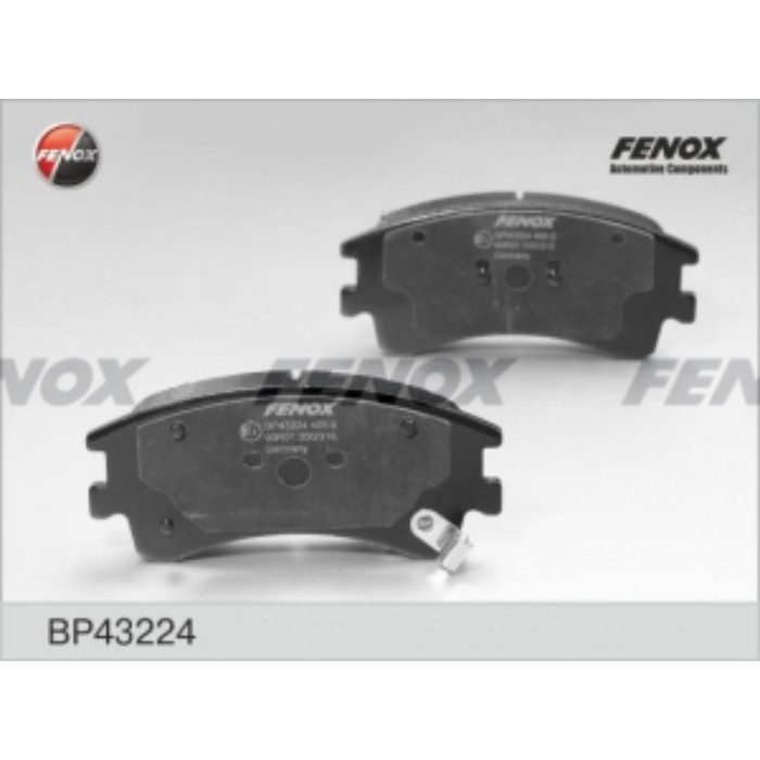 Колодки тормозные FENOX bp43224