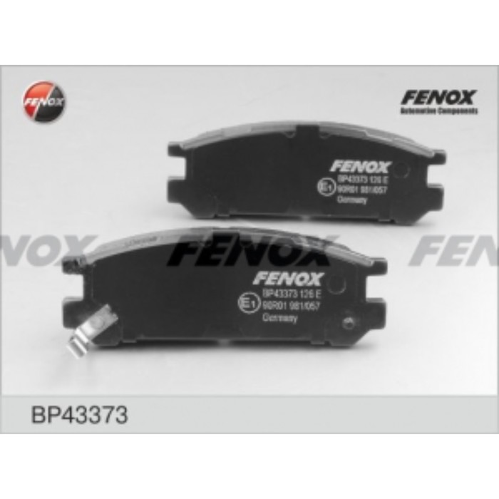 Колодки тормозные FENOX bp43373