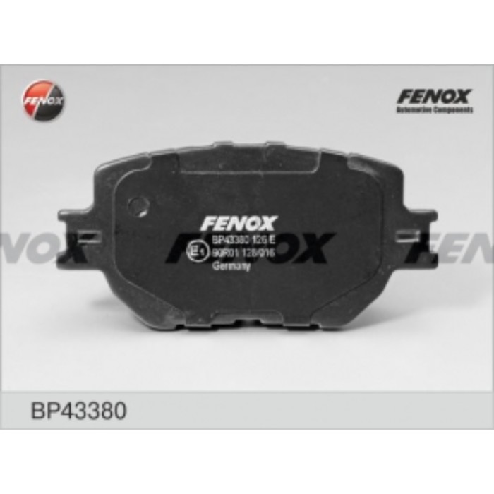Колодки тормозные FENOX bp43380