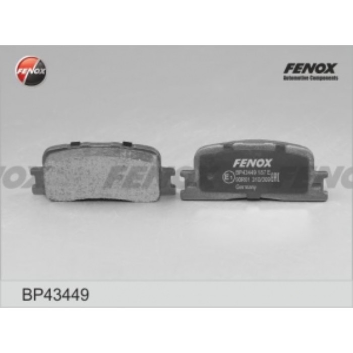 Колодки тормозные Fenox bp43449