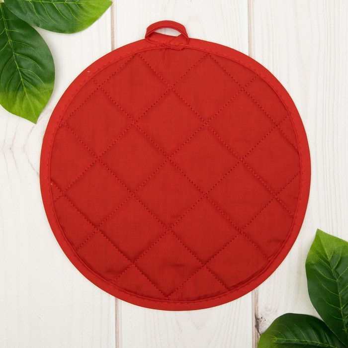 Прихватка "Доляна" Помидор, 20 х 20 см, 35% х/л, 65% п/э, ватин 250г/м2