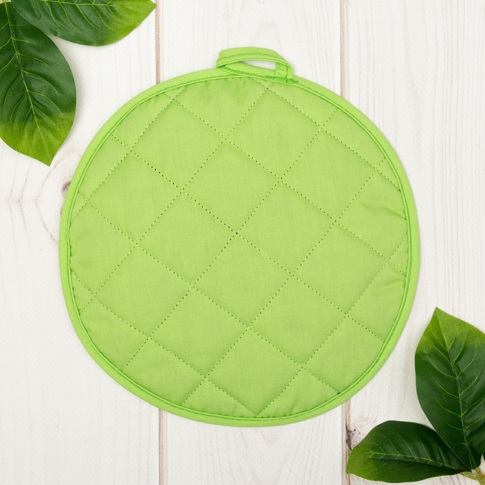 Прихватка "Доляна" Апельсин, 20 х 20 см, 35% х/л, 65% п/э, ватин 250г/м2