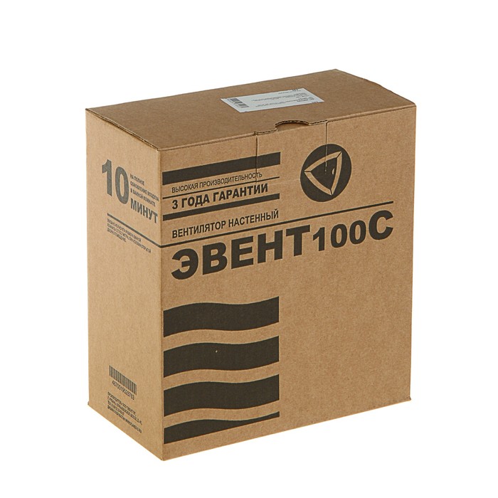 Вентилятор осевой EVENT 100C, 157х157 мм, d=100 мм