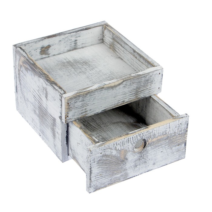 Выдвижной ящик, состаренный, 15х15см