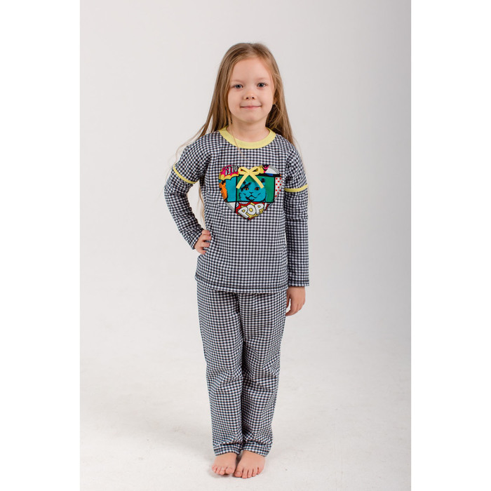 Комплект для девочки (джемпер, брюки) Диско 6199 цвет серый, р-р 40