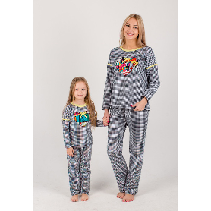 Комплект для девочки (джемпер, брюки) Диско 6199 цвет серый, р-р 40