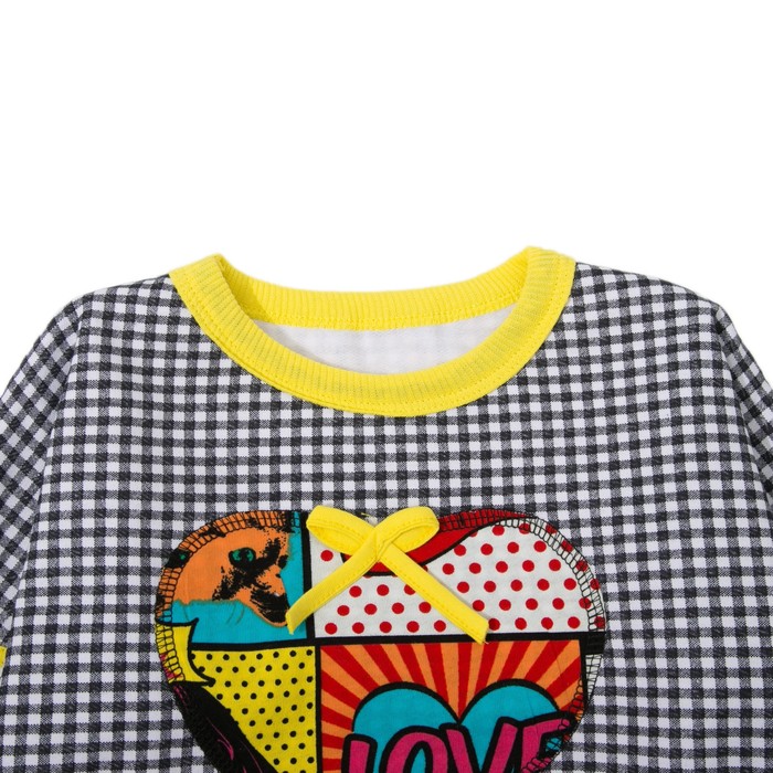 Комплект для девочки (джемпер, брюки) Диско 6199 цвет серый, р-р 40